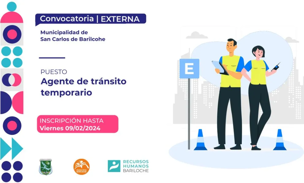 Búsqueda externa de personal para cubrir el puesto de Agente de Tránsito Temporal