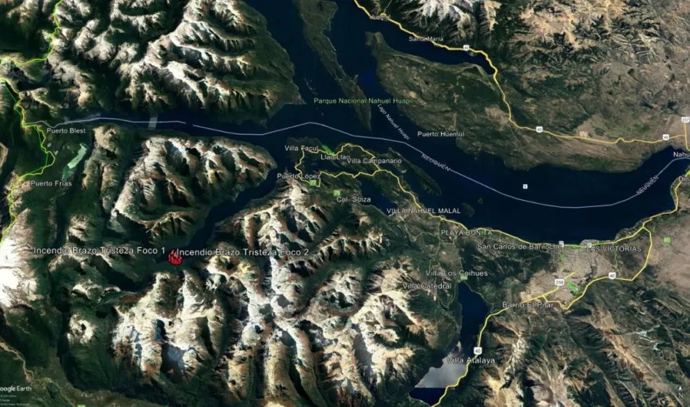 El SPLIF se sumará para combatir el incendio en Bariloche