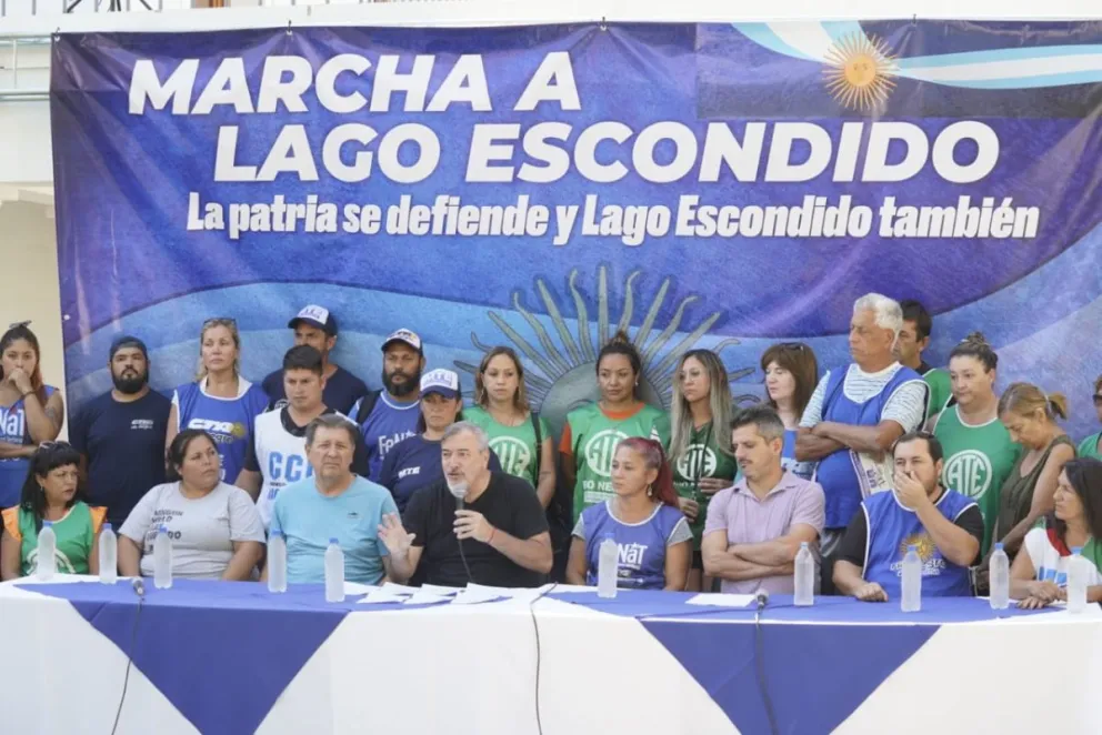 ATE y la CTA Autónoma vuelven a marchar al Lago Escondido