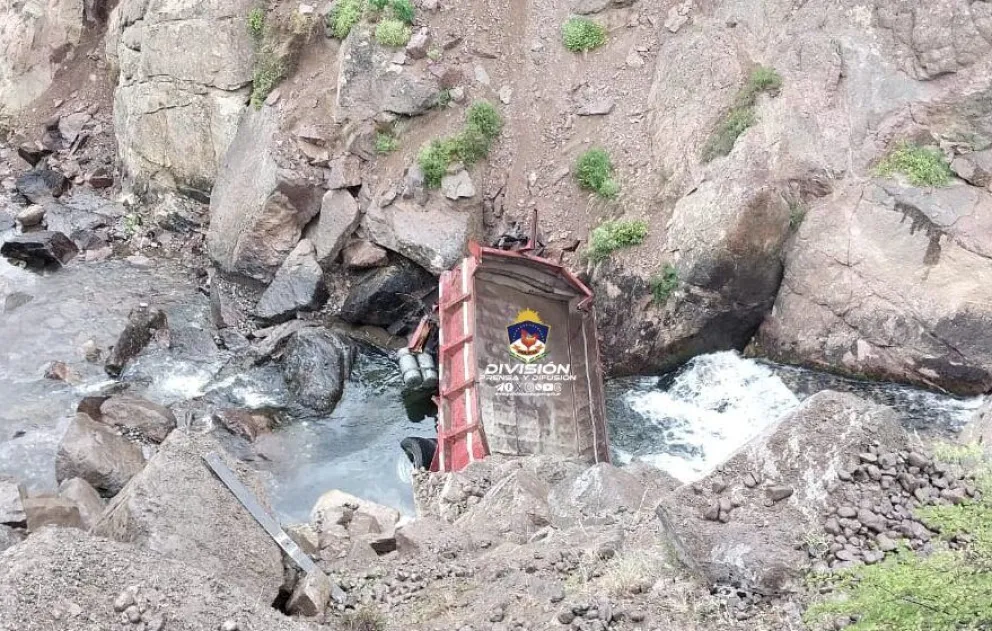 Ruta de los Siete Lagos: murió un camionero tras caer por un barranco