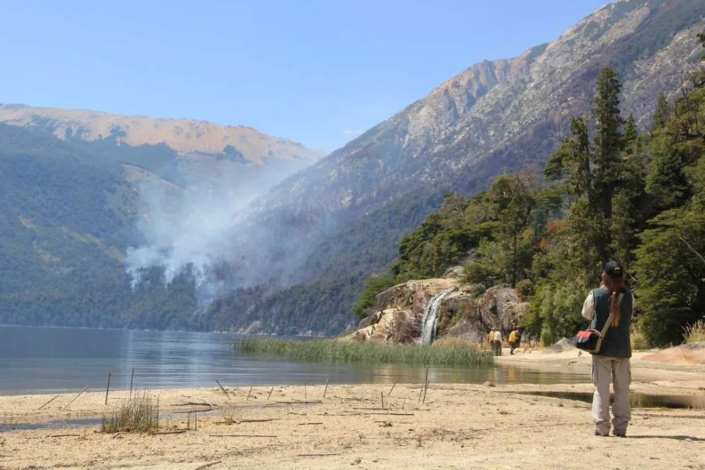 Más de 585 hectáreas son las afectadas por el incendio en Brazo Tristeza