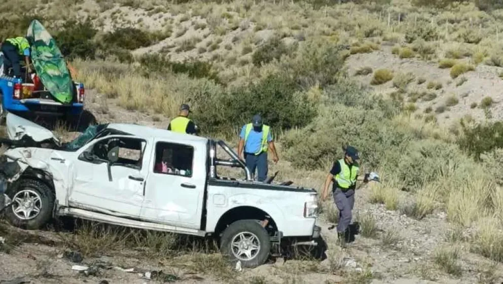 Violento choque en la Ruta 237: ocho heridos entre ellos un bebé