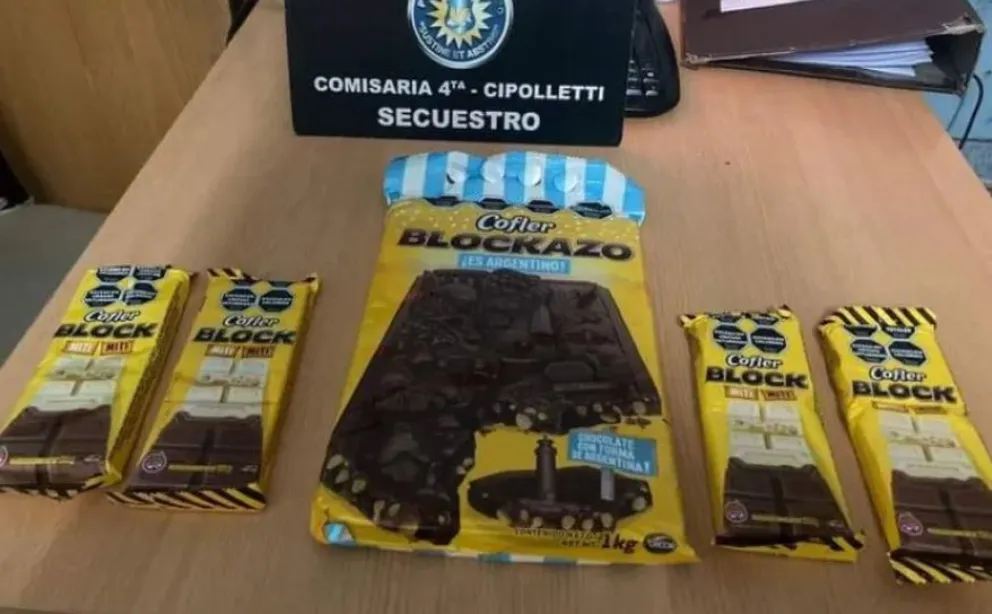 Robó chocolates, quedó detenido y se quedó sin San Valentín