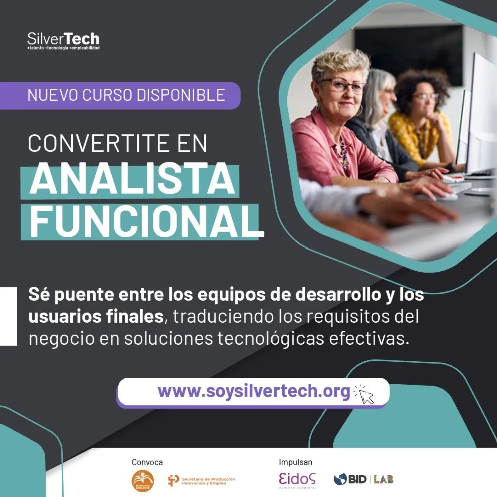 Invitan a inscribirse en los Cursos Digitales junto a Silver Tech