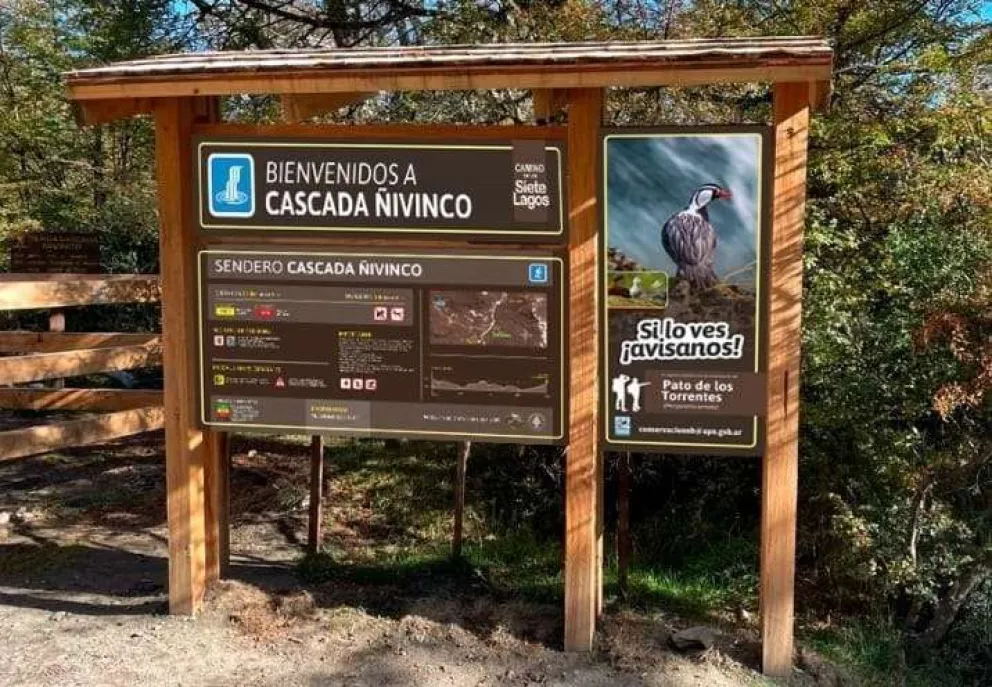 Producción y colocación de cartelería en el Parque Nacional