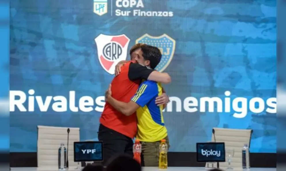 En la previa del Superclásico, Armani y Figal juntos en conferencia de prensa