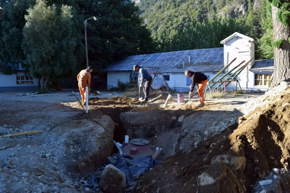 El Municipio realizó obras de mejoramiento en la Escuela de Colonia Suiza