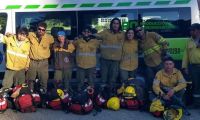 El SPLIF combate el foco de incendio en El Bolsón