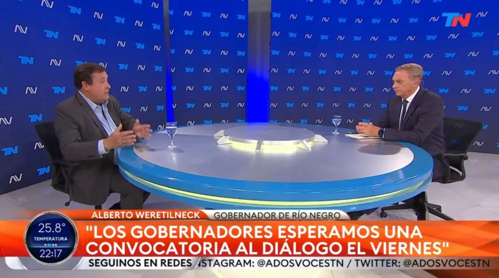 Weretilneck: “Todas las personas que piensan distinto al gobierno son atacadas"