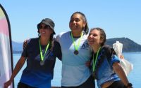 Mayte Puca triunfó en la Vuelta a la Huemul y Oceanman