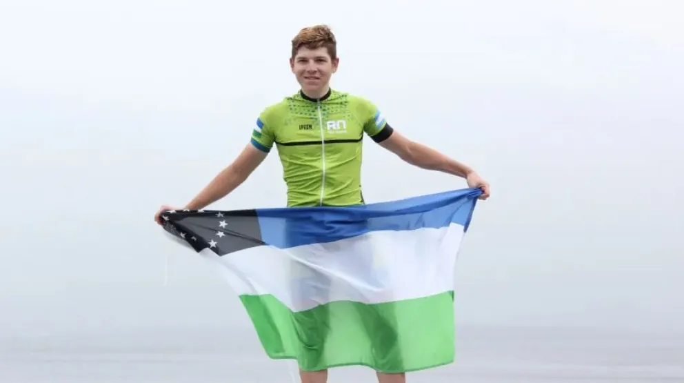 Lorenzo Heredia, el ciclista que representará a Río Negro en Europa