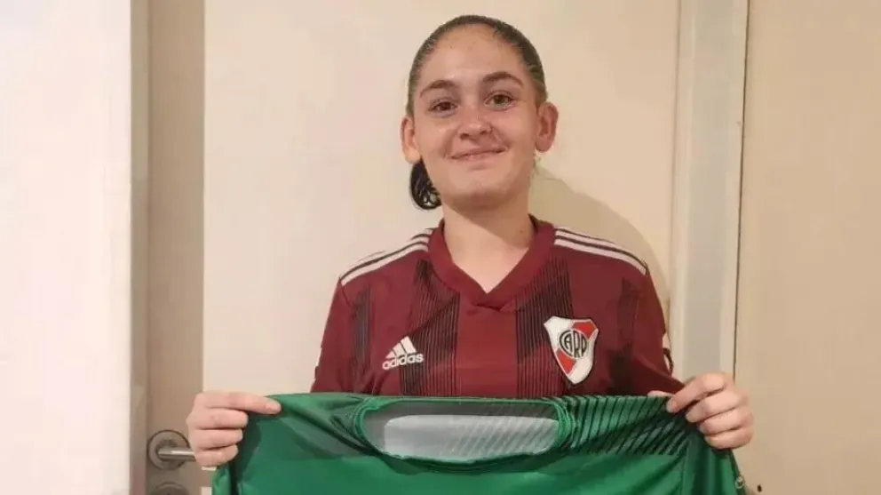 Valentina Duarte, la rionegrina que vestirá la banda roja del “Millonario”