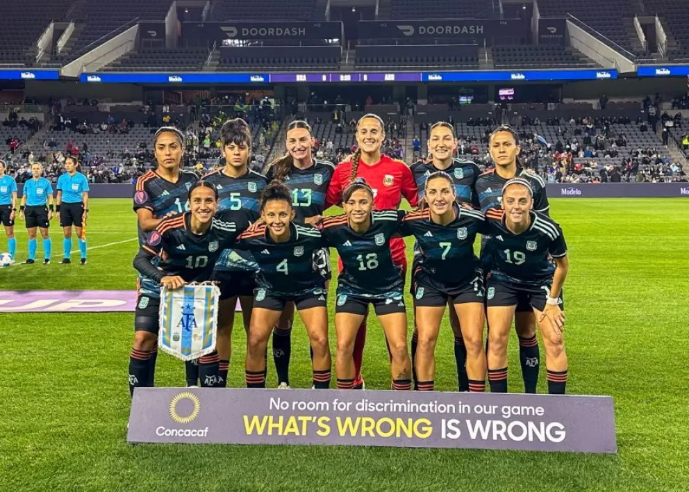 Miriam Mayorga fue titular en la derrota de Argentina ante Brasil 