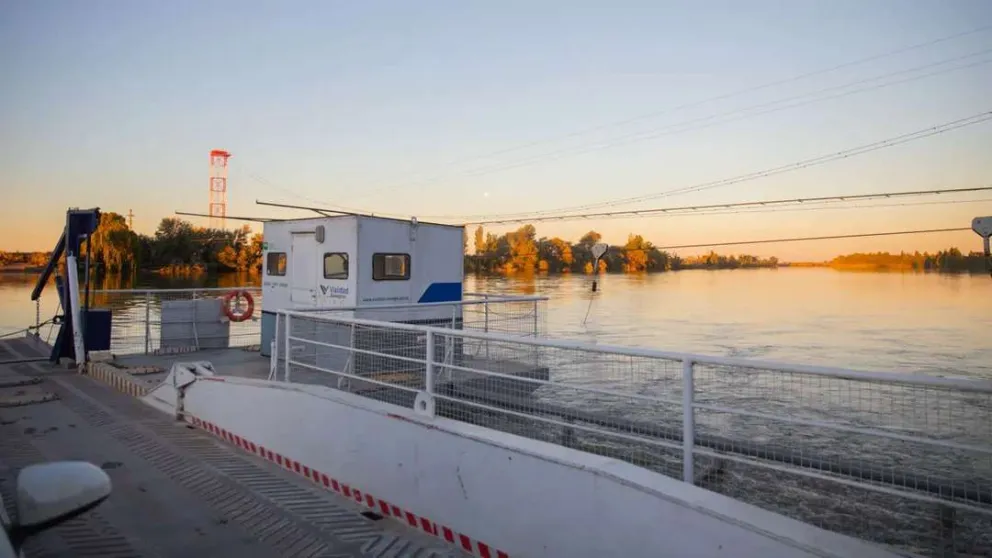 En pocos días se reestablecerá el servicio de balsa en Guardia Mitre