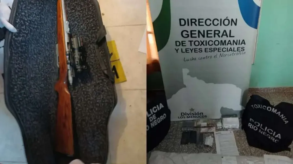 Desbaratan puntos de venta de droga en Los Menucos y General Roca