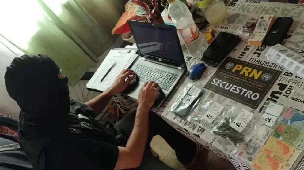 Policía desarticuló otro punto de venta de drogas en Cinco Saltos