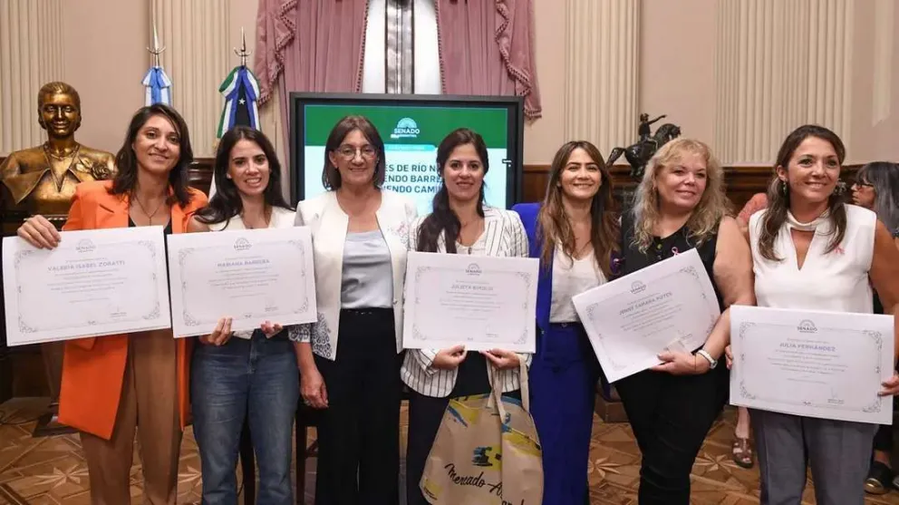 Emprendedoras y empresarias rionegrinas expusieron en el Senado