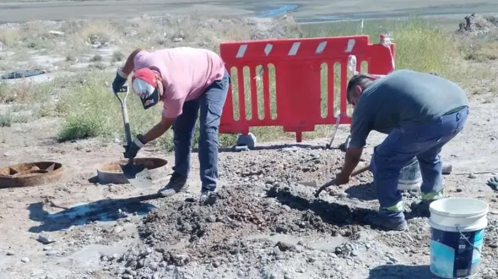Se puso en marcha el plan de reparaciones de registro cloacales en SAO