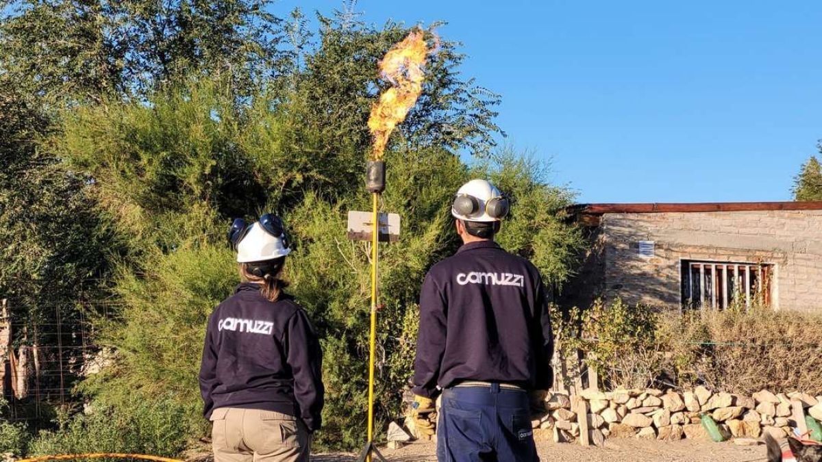 Plan Castello: más de 1300 familias de Los Menucos ya tienen gas natural