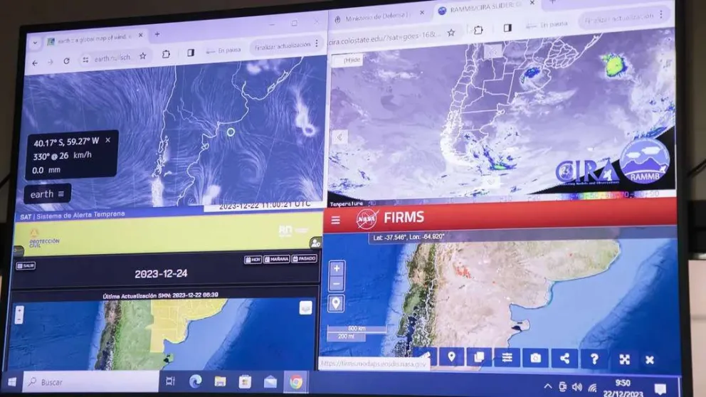 Alertas por tormentas en la cordillera y zona centro oeste de Río Negro