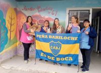 Comisaría de la Familia y Peña de Boca Juniors llevaron alegría a niños de Bariloche