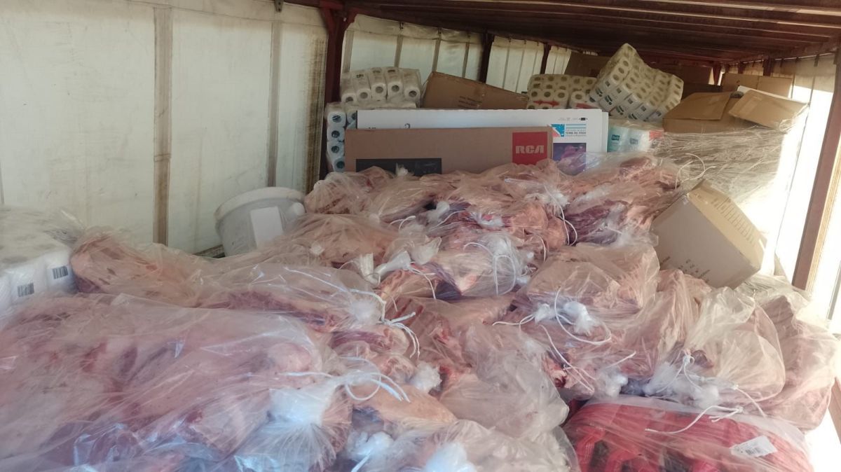 Decomisan 1.250 kilos de carne sin documentación ni cadena de frío en Río Colorado