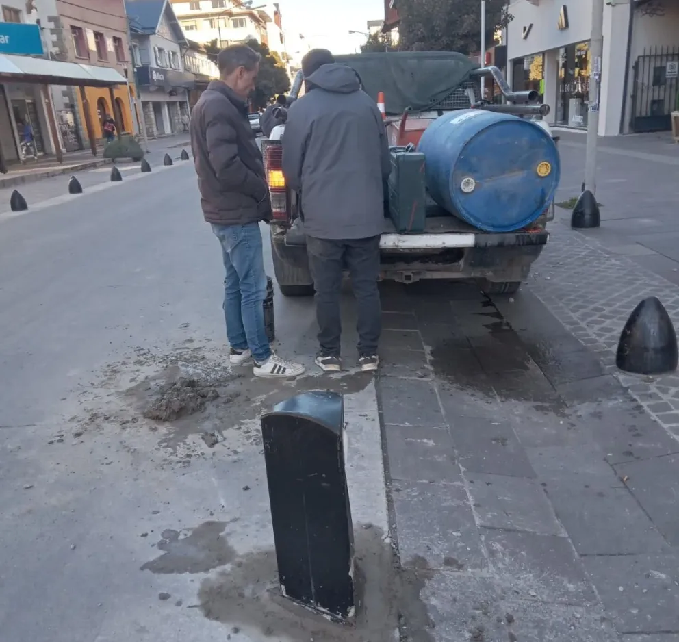 Trabajan en el reacondicionamiento de calle Mitre