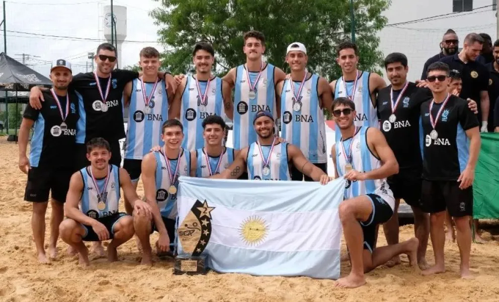 Con rionegrinos en el equipo, Argentina clasificó al Mundial de beach handball