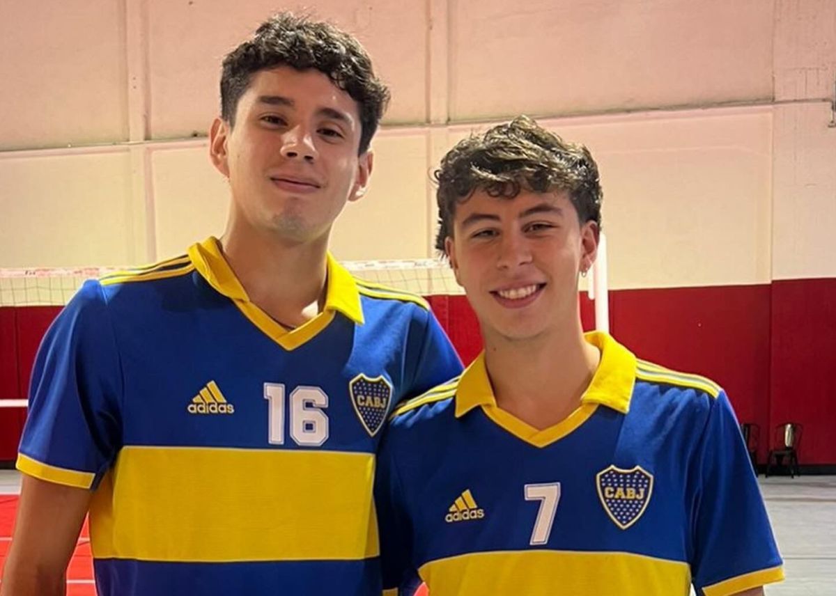 Dos barilochenses se pusieron la camiseta de Boca para jugar un Metropolitano