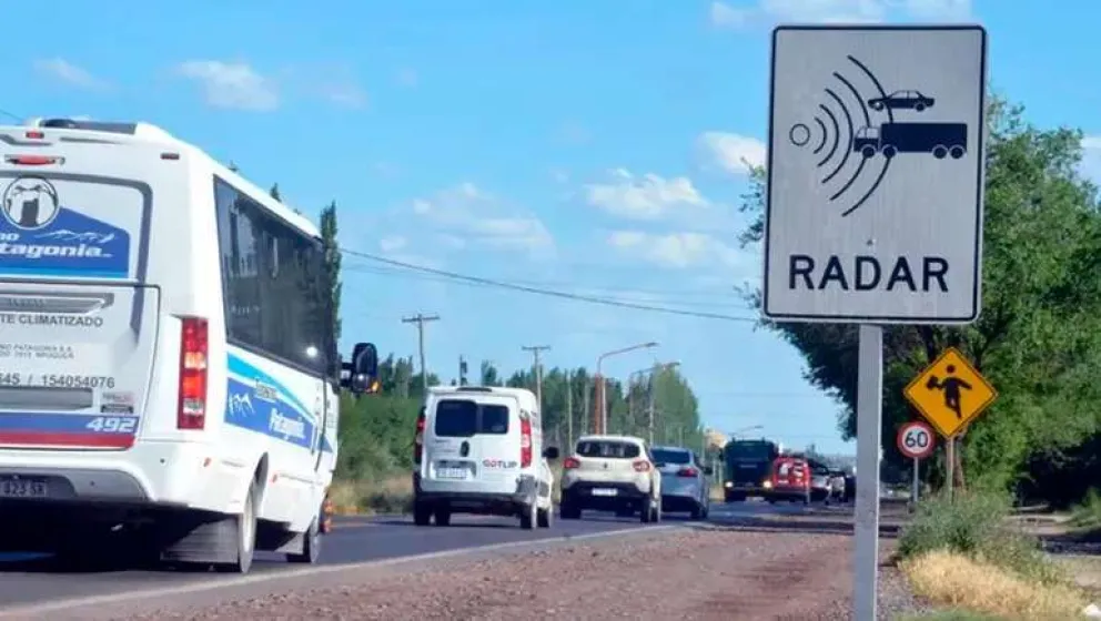 Ruta 237: Instalan radares de fotomultas en Picún Leufú