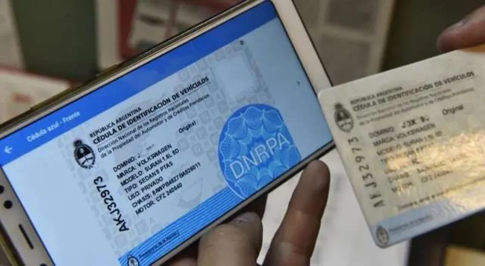 Vehículos: El Gobierno oficializó la derogación de la Cédula Azul