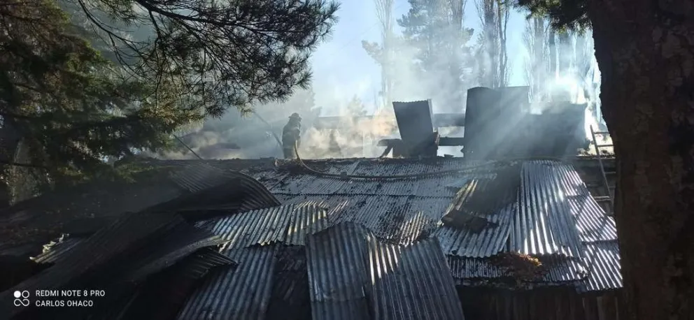 Se incendió el Destacamento Policial de Cuesta del Ternero
