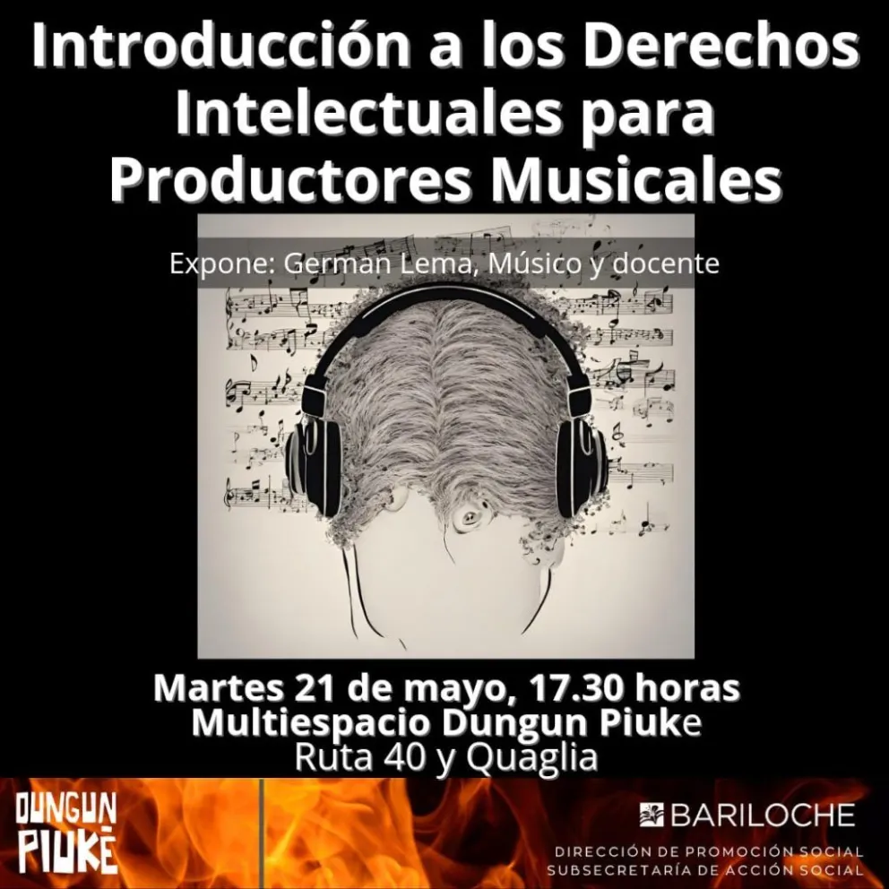 Charla sobre Derechos Intelectuales a cargo del músico y docente German Lema