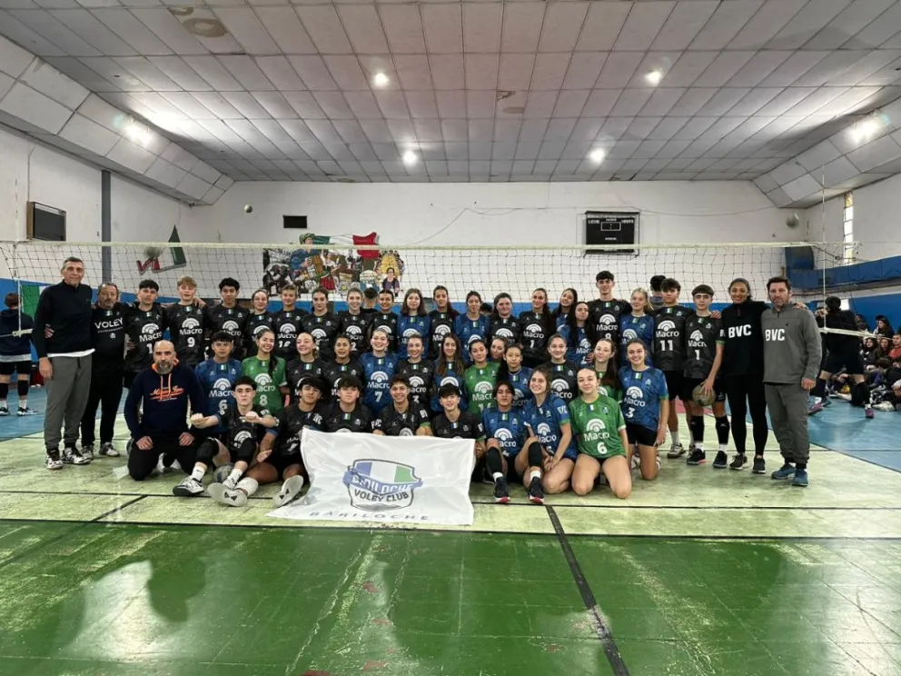 Bariloche arrancó con todo el Clasificatorio provincial Sub18 de vóley 