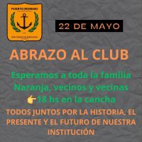 Invitan a dar un abrazo simbólico al club Puerto Moreno