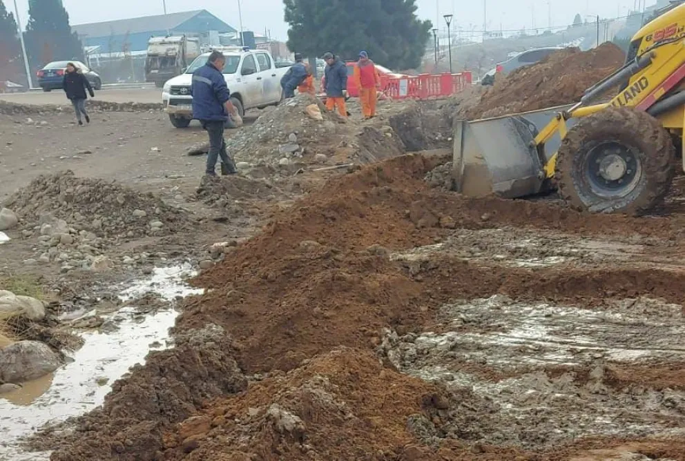 Finalizan el pluvial de Soldado Olavarría y Av Juan Hérman