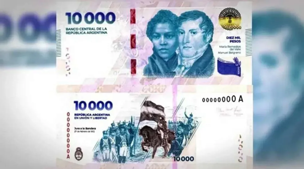 Los nuevos billetes de $10.000 llegaron a los cajeros automáticos: medidas de seguridad