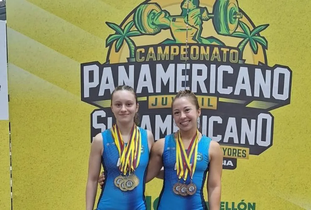 Brillante actuación de la joven pesista local Luna Lupiañez en el Sudamericano