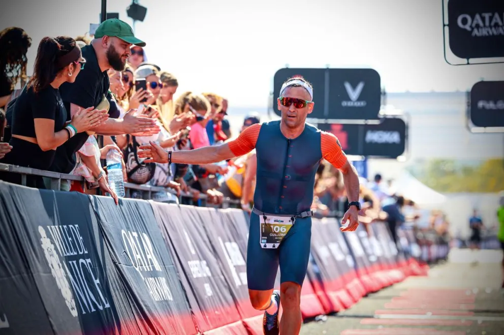 “Guille” García sumó un nuevo Ironman en Francia 