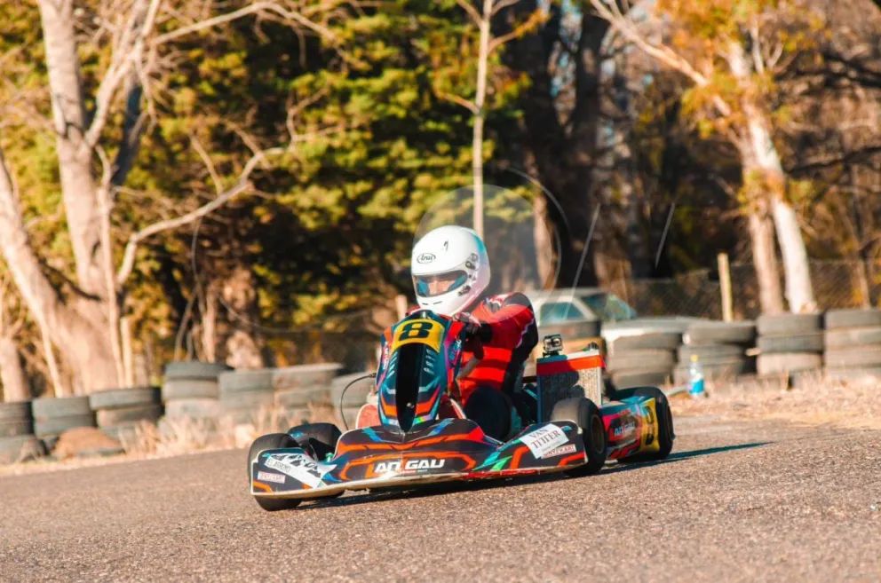 Un barilochense corrió la cuarta fecha del Prokart en Cipolletti