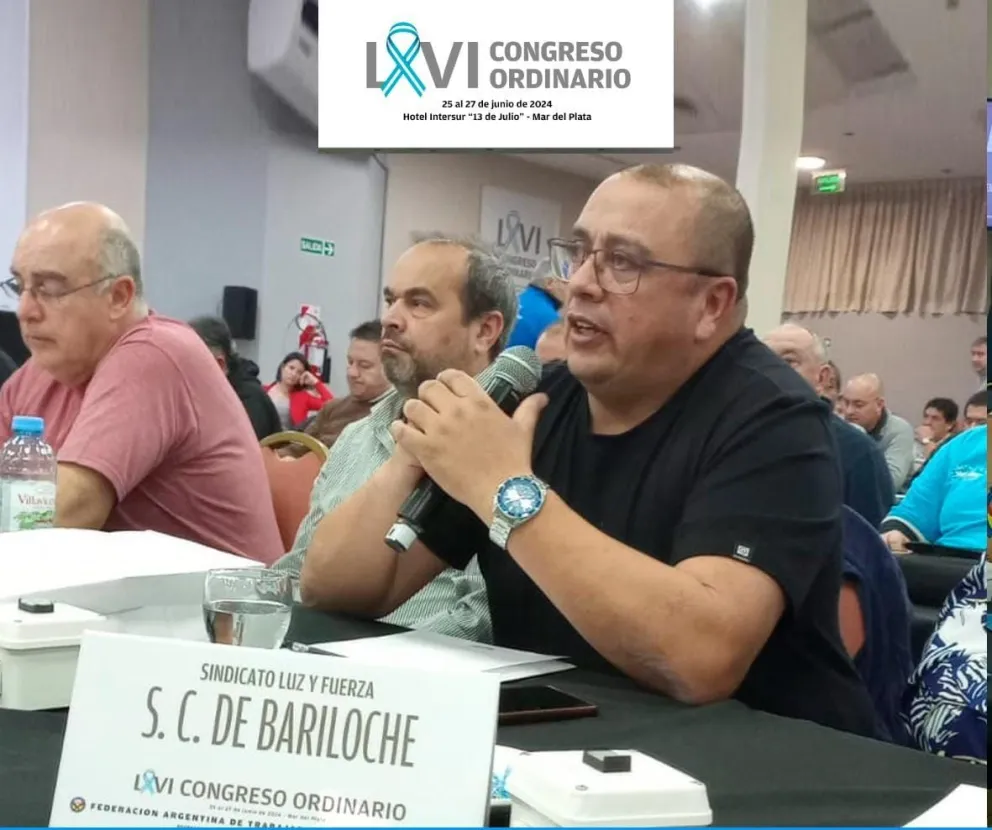 Bariloche presente en el Congreso Nacional de Luz y Fuerza