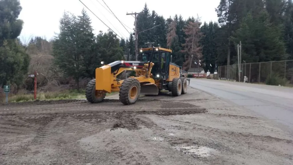 Las Delegaciones municipales realizan labores luego de las lluvias del fin de semana