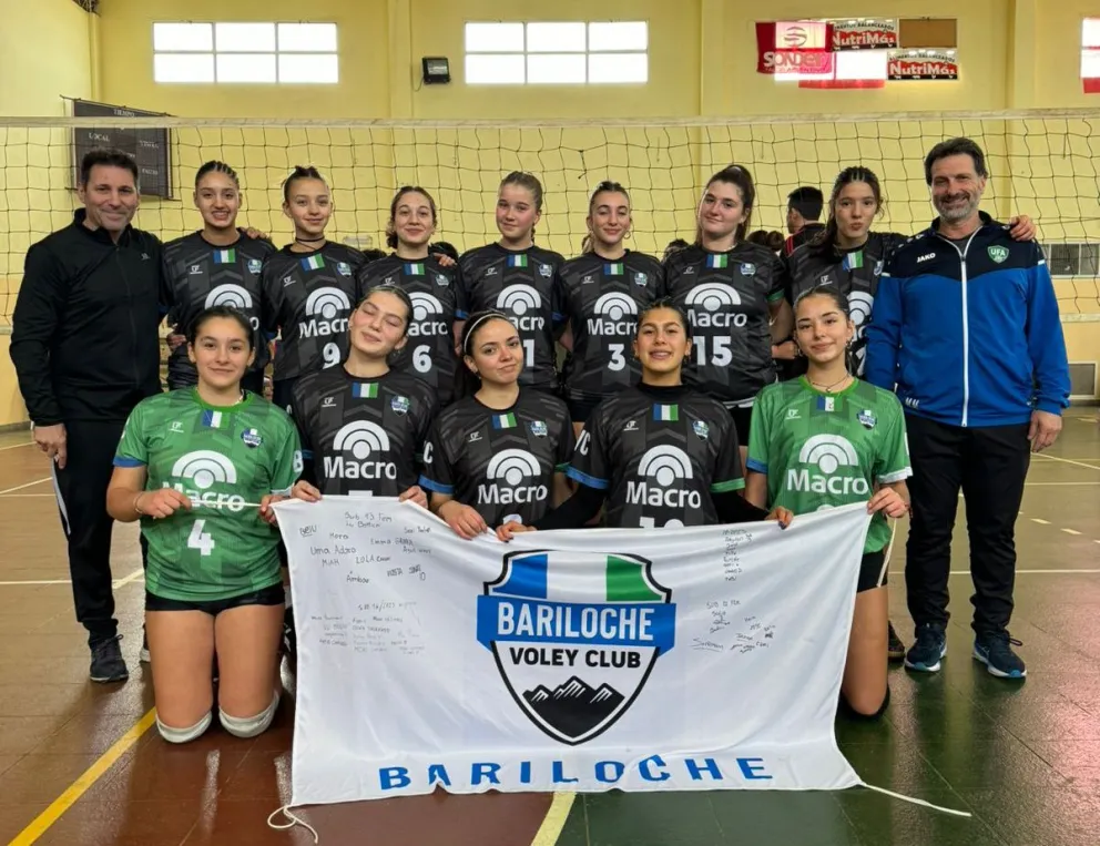 Subcampeonatos barilochenses en el primer Clasificatorio Sub16 de vóley