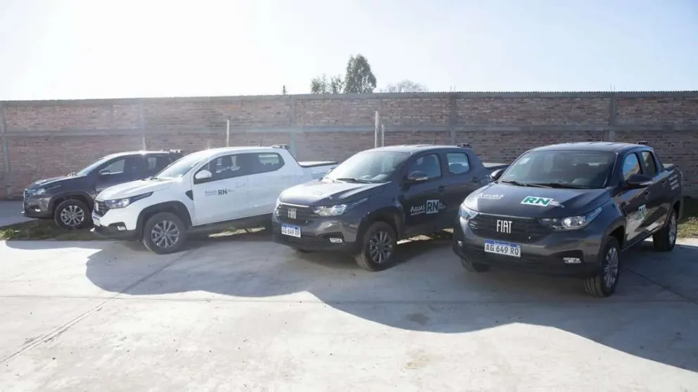 Aguas Rionegrinas sumó cuatro camionetas 0 km a su flota