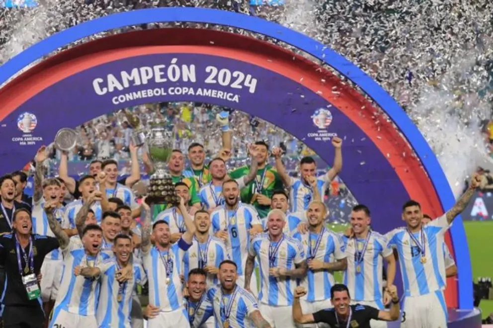 Con un golazo de Lautaro Martínez, Argentina venció a Colombia y es el bicampeón de América