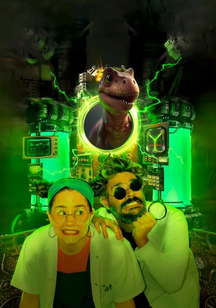 "Dinosaurios en el Laboratorio del Dr. Falbett": Un espectáculo teatral para toda la familia