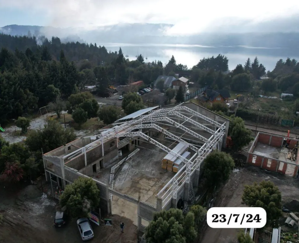 Avanzan las obras en el Gimnasio Municipal Nº 5