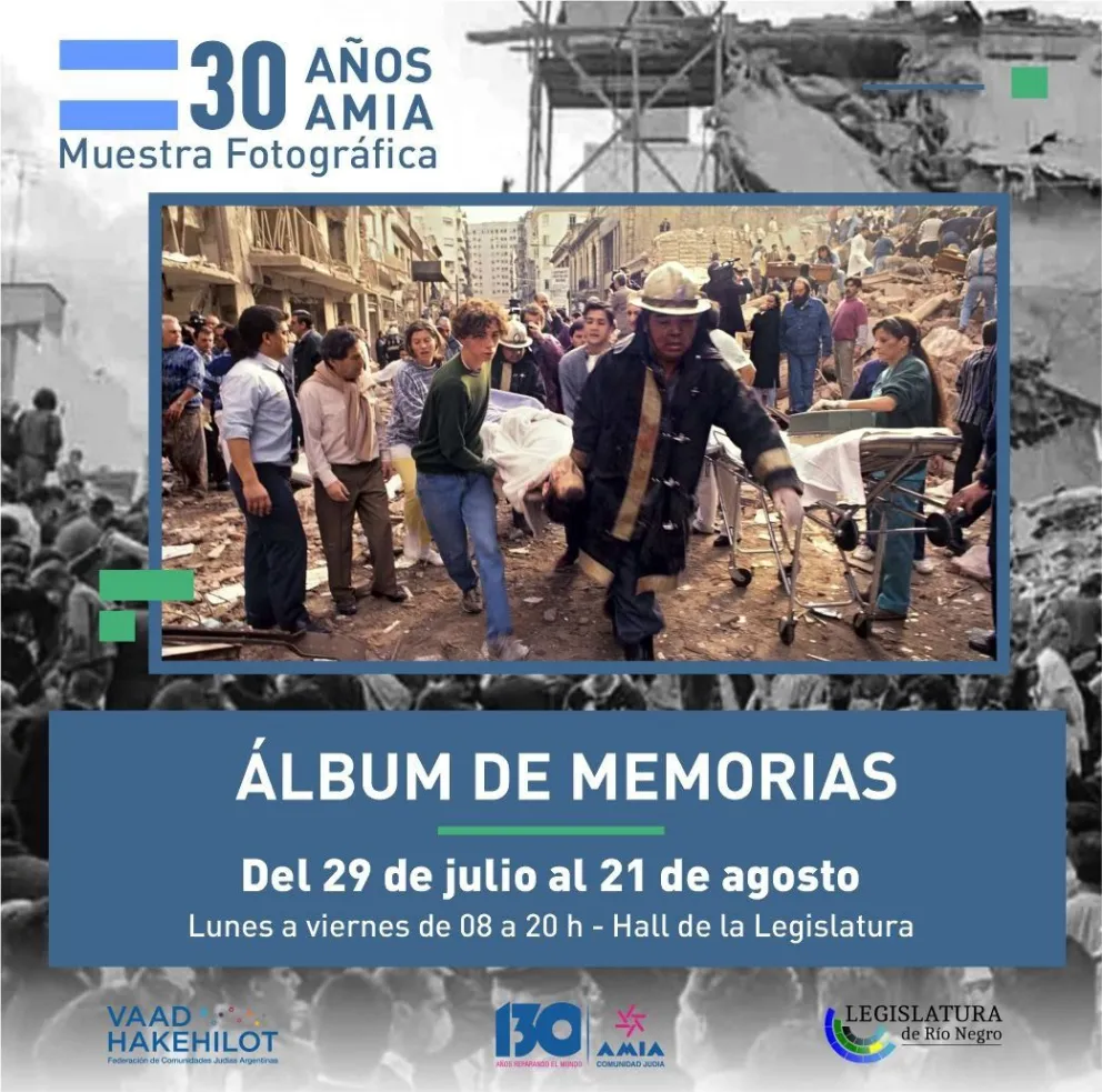 "Álbum de memorias", muestra fotográfica a 30 años del atentado a la AMIA