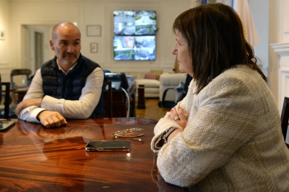 Juan Martin planteó ante Bullrich la situación de seguridad en la provincia