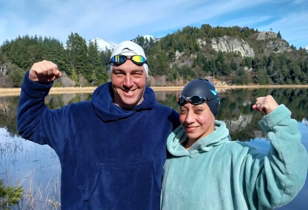 Roxana Pescader y Alejandro Mansilla competirán en el Mundial de Aguas Frías